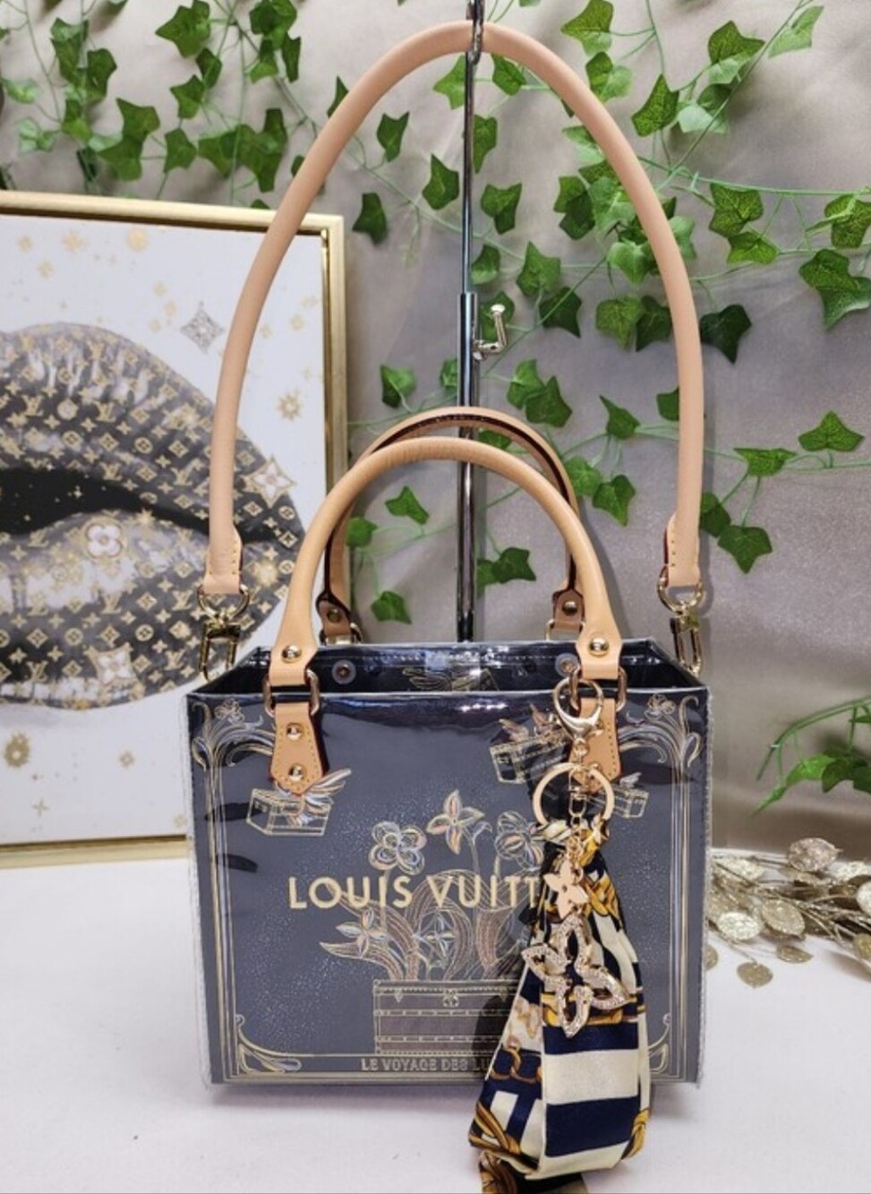 Authentic Louis Vuitton Shopping Bag In PVC Tote